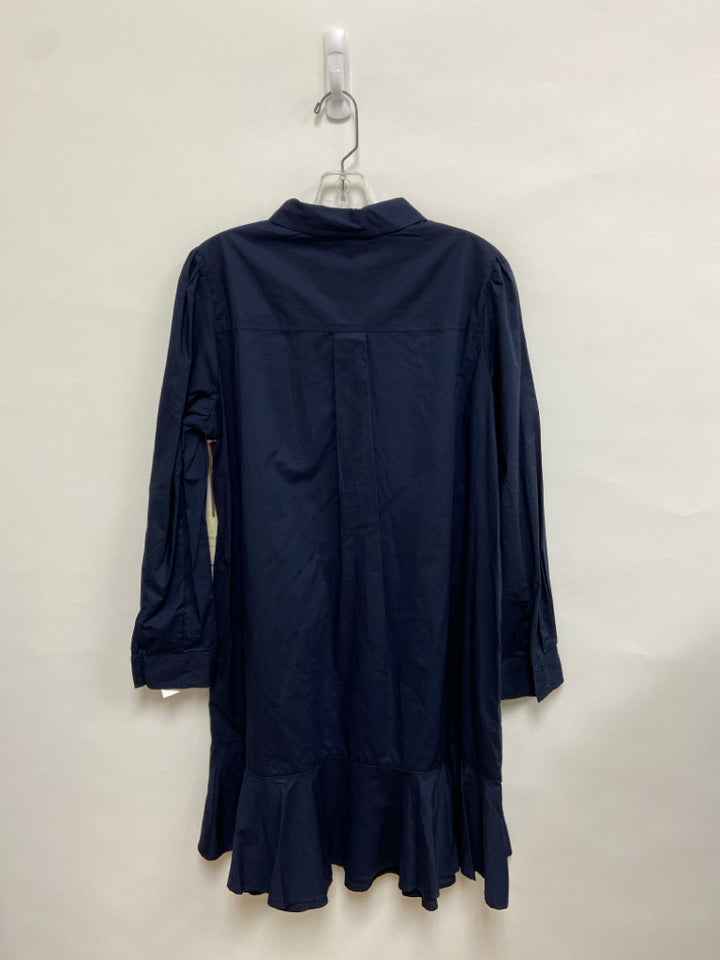 NWT Cynthia Rowley Size M Navy Button Up Ladies Dress