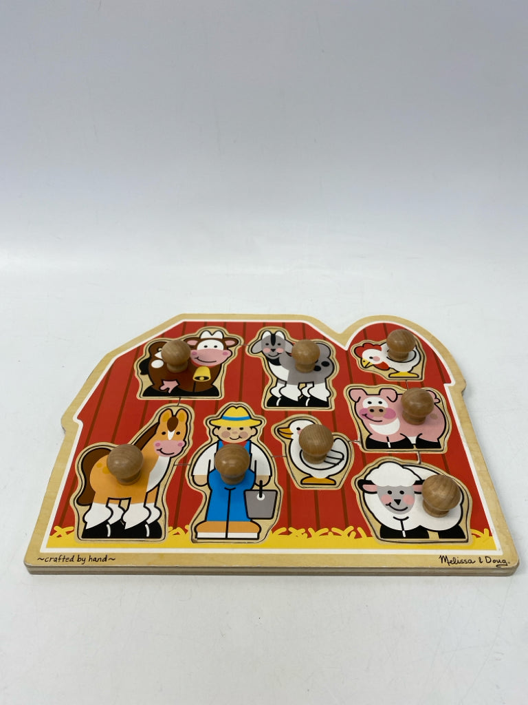 Melissa and Doug Farm Animals Kids Puzzle