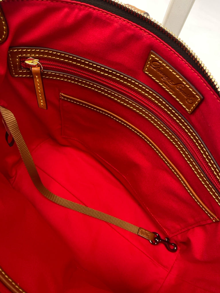 Dooney &amp; Bourke Dark Brown Signature Handbag