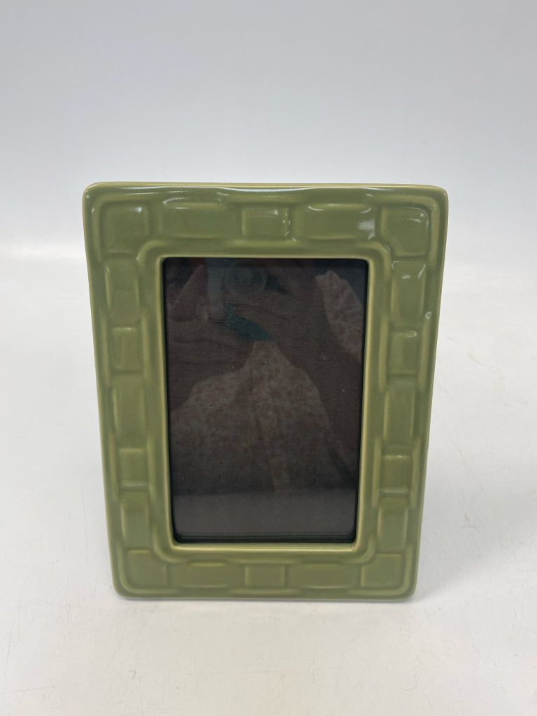 Longaberger Green Pottery Frame