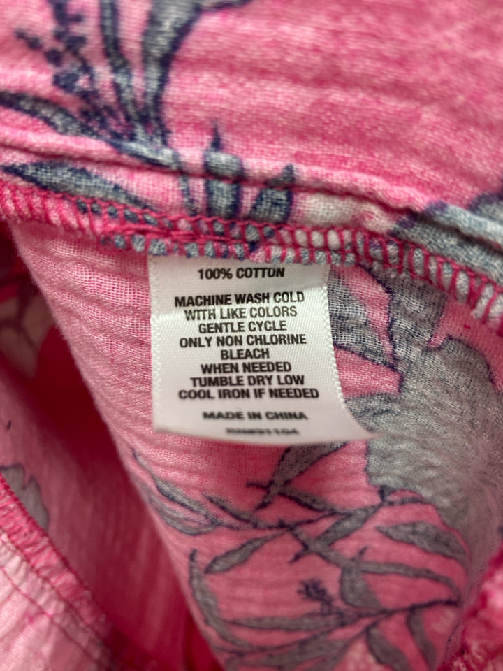 NWT wonderly  SIZE  2X Fuschia Navy Flowers Plus Size Dress
