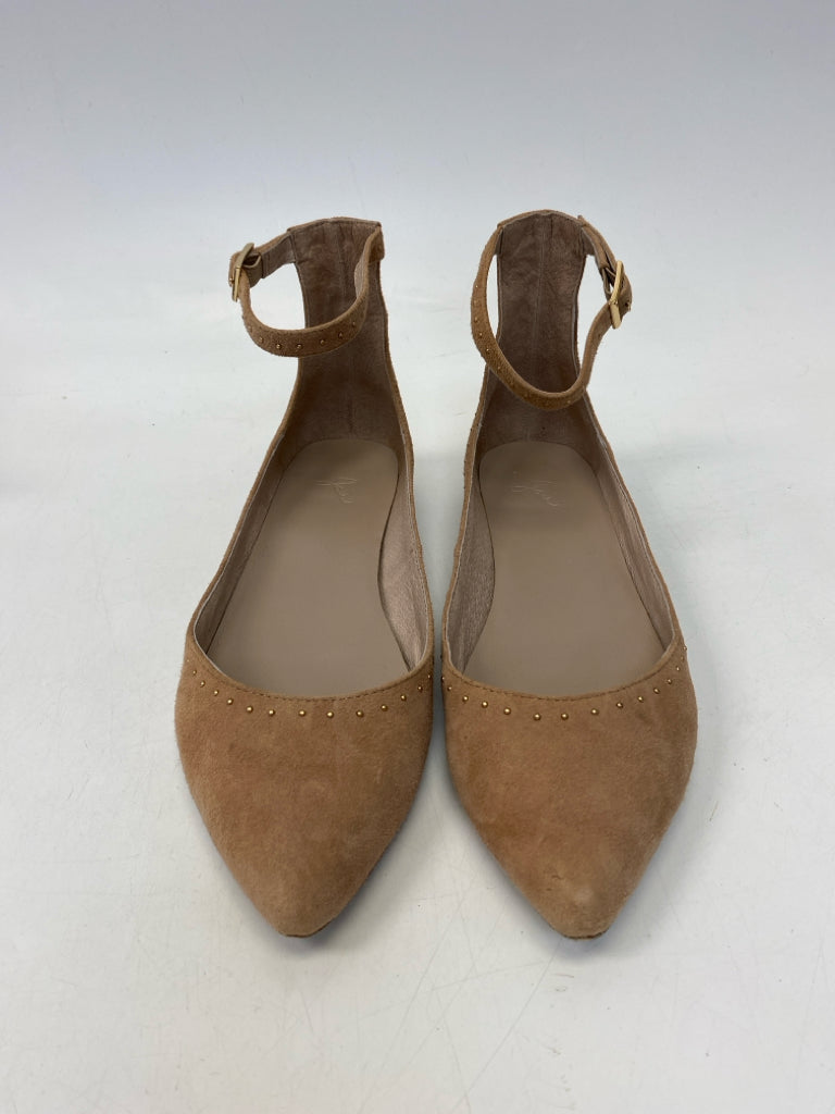 Joie EU Shoe Size 39 Brown Studded Flats