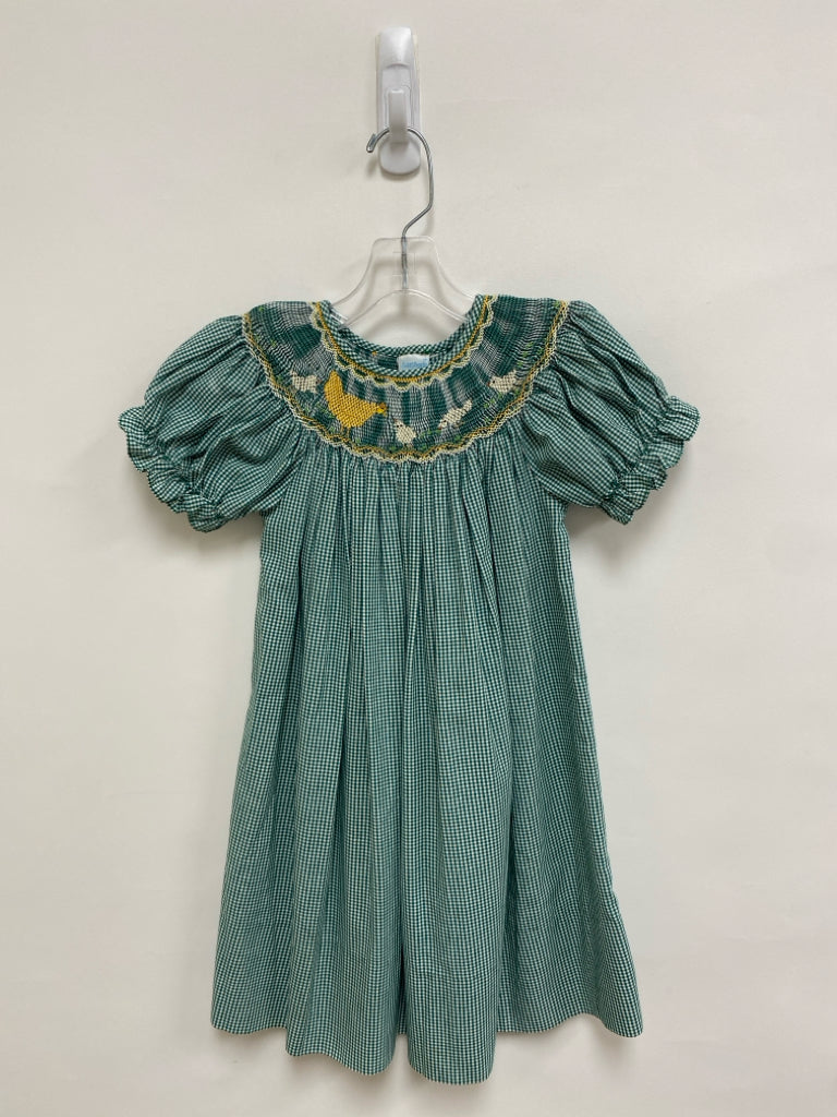Rosalina SIZE 2T Green White Checkered Girl&