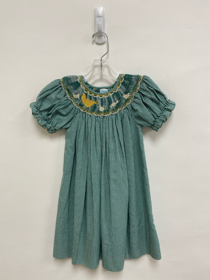 Rosalina SIZE 2T Green White Checkered Girl&