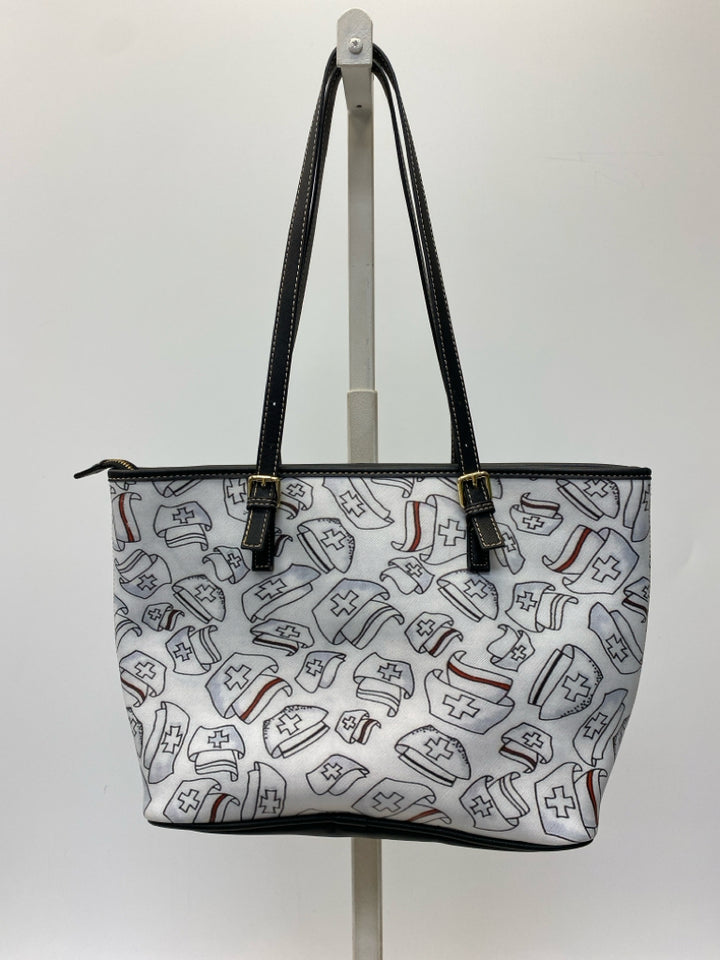 White Black Nurse(s) Handbag