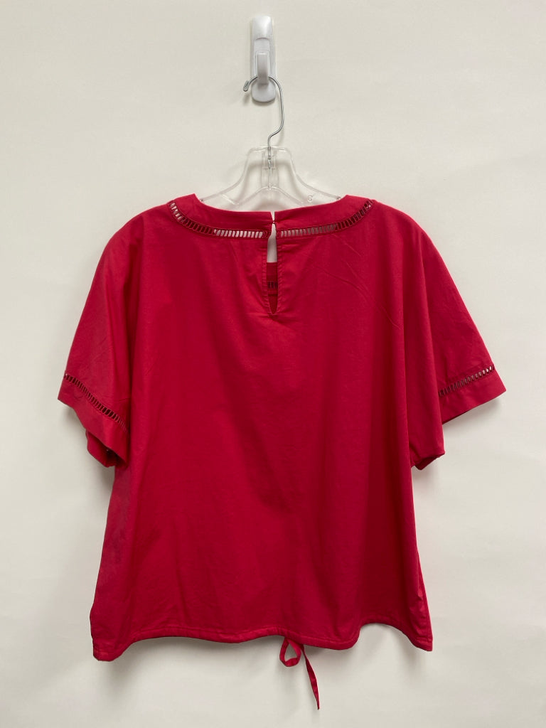 NWT Limited Size M Red Cut-Out Ladies Top
