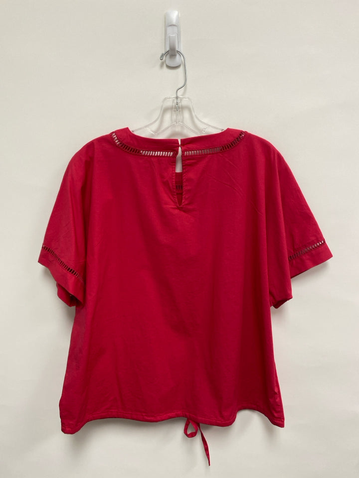 NWT Limited Size M Red Cut-Out Ladies Top