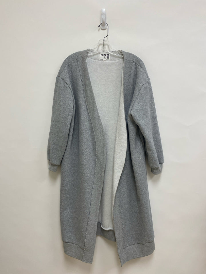 Size S Gray Heather Duster Fleece Ladies Jacket