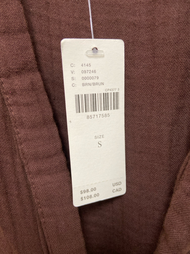 NWT Anthropologie Size S Brown Ladies Dress