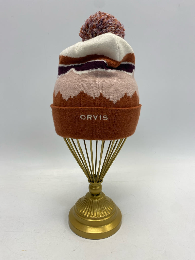 Orvis Terra Cotta Cream/Purple Winter Hat