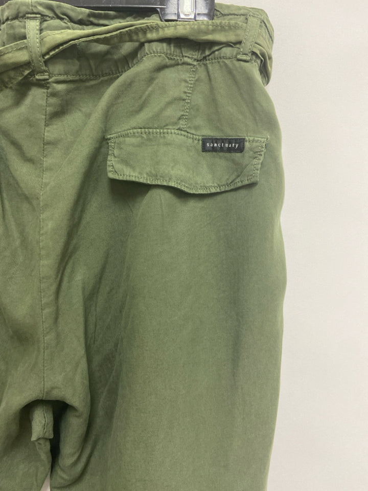NWT Sanctuary Size L Dark Green Pull-on Ladies Pants