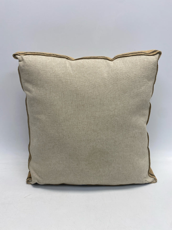 Natural Gray Deer Pillow
