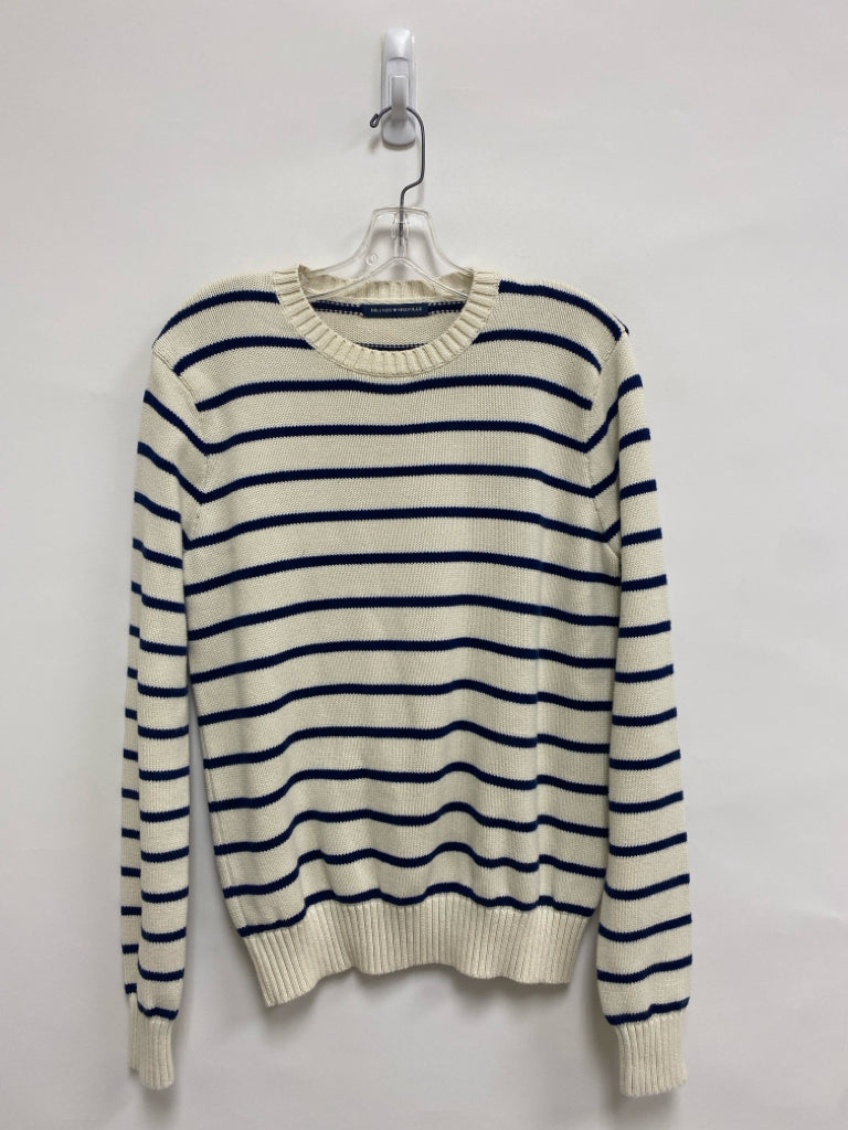 Brandy Melville Size S Cream Navy Striped Ladies Sweater