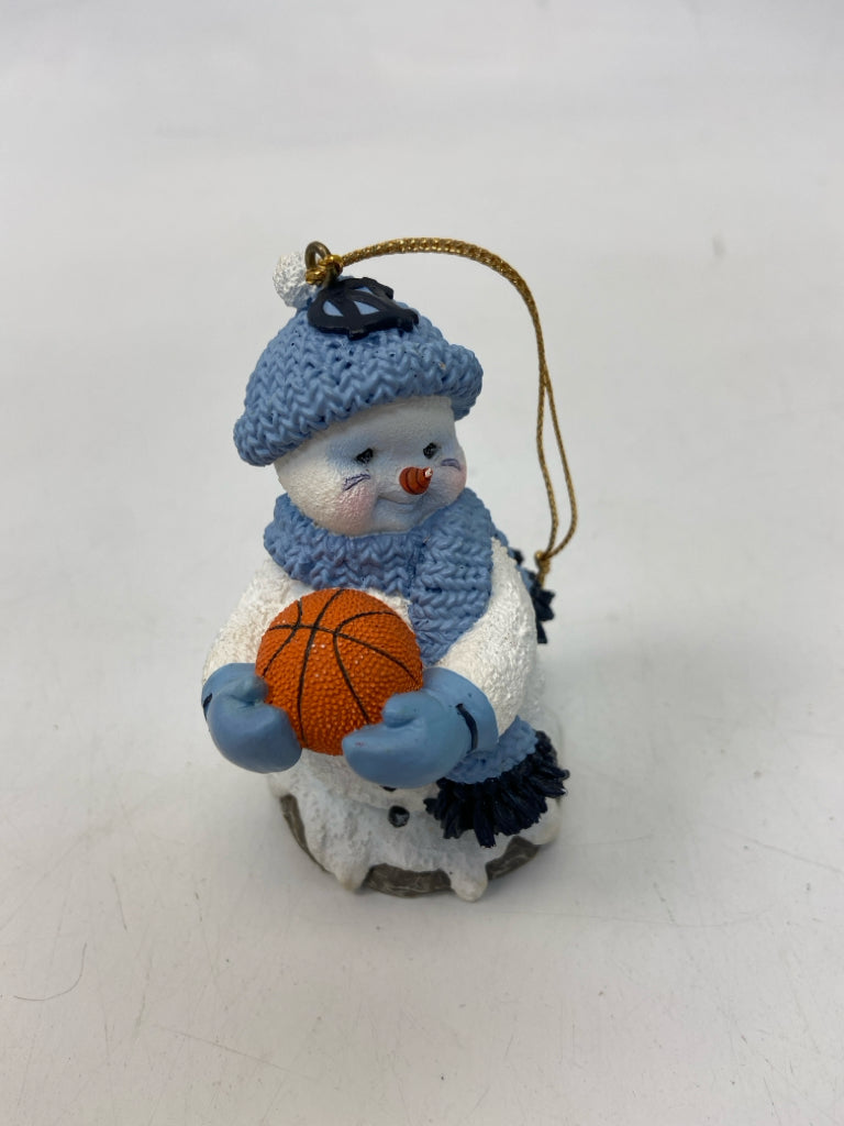 White Blue UNC Ornaments