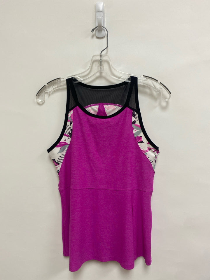 Tail Size S Black/White Magenta Sleeveless Athletic Top