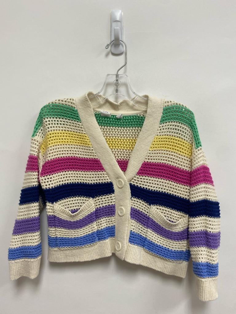 Gap SIZE 4/5 Cream Multi Color Stripe Girl&