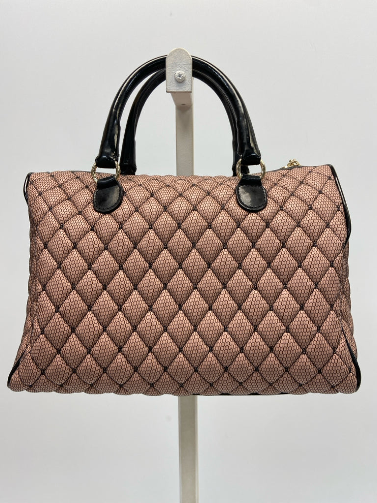RED VALENTINO Mauve Black Quilted Handbag