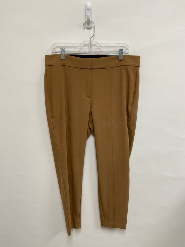 NWT Talbots  SIZE  14WP Tan Cropped Plus Size Pants