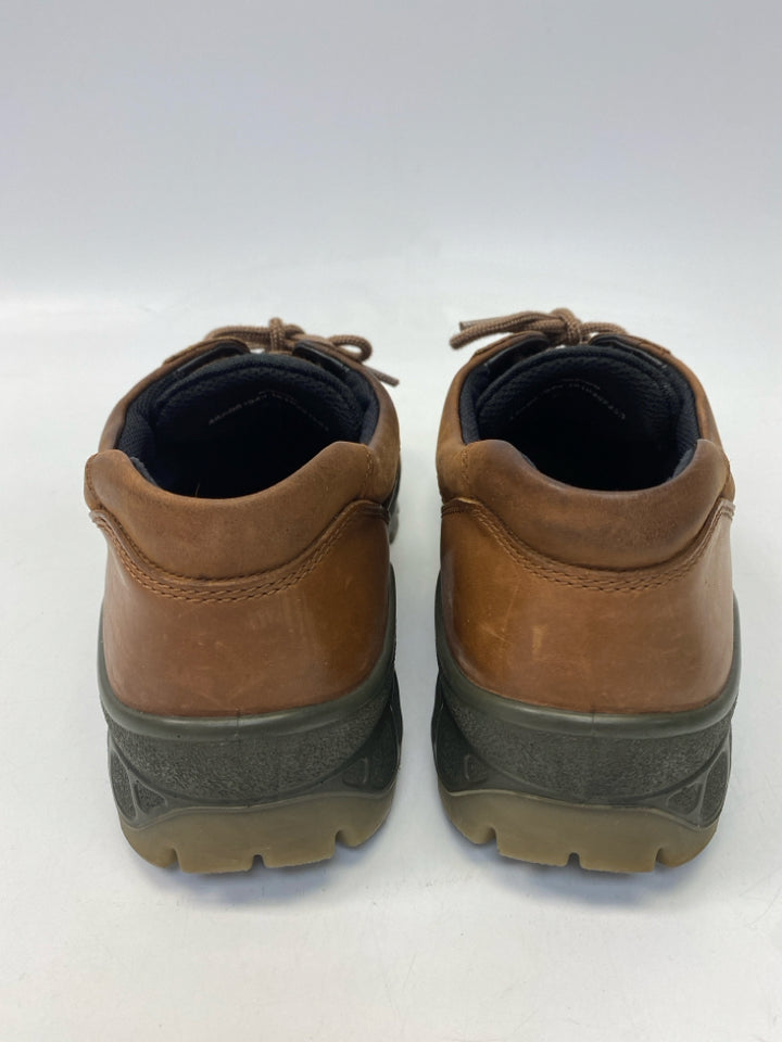 Ecco Size 48 Brown Lace-Up Men&