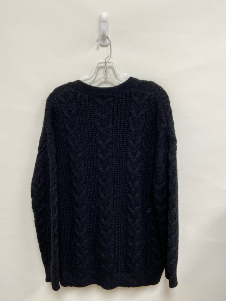 NWT jenni kayne Size XS Black Cardigan Alpaca/Wool Blend Ladies Sweater