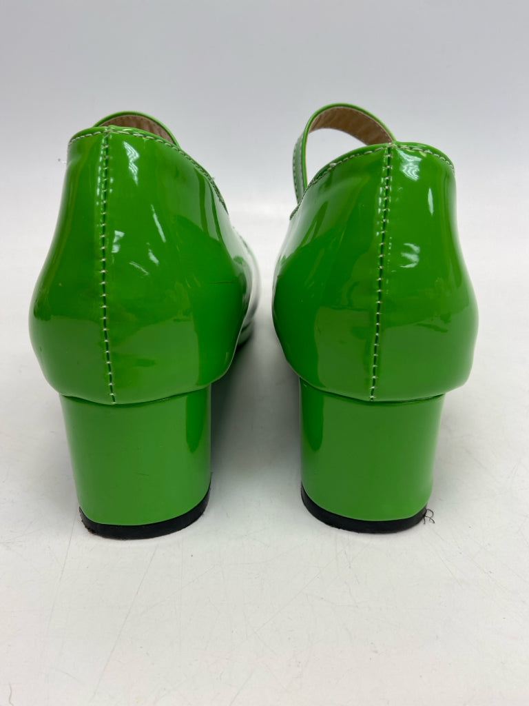 Size 44 Lime Green Patent Heels