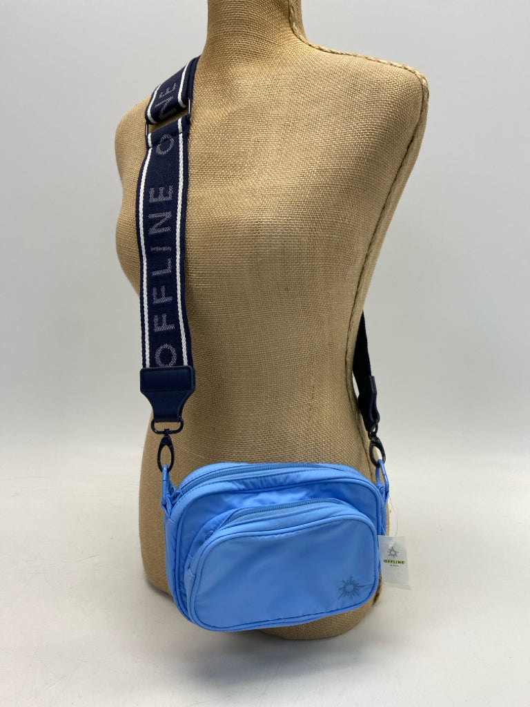 NWT Aerie Blue Nylon Crossbody