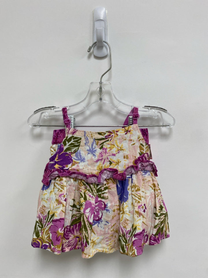 Matilda Jane SIZE 18-24M Lilac Cream/Green Tropical Sleeveless Girl&