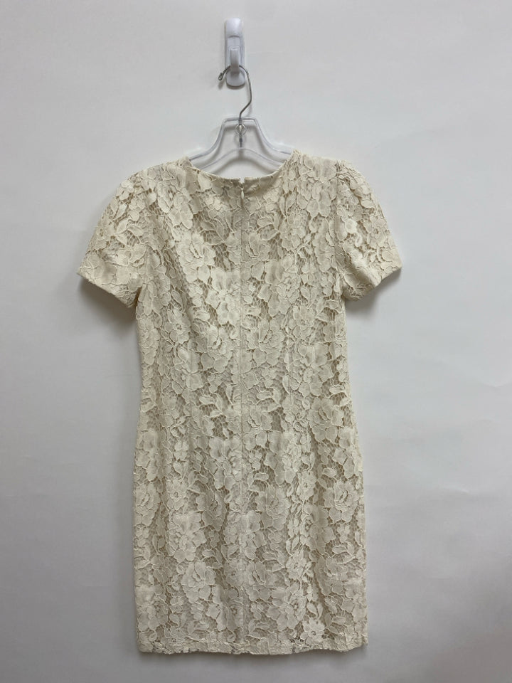 NWT Lauren Ralph Lauren Size 6 White Flowers Lace Ladies Dress