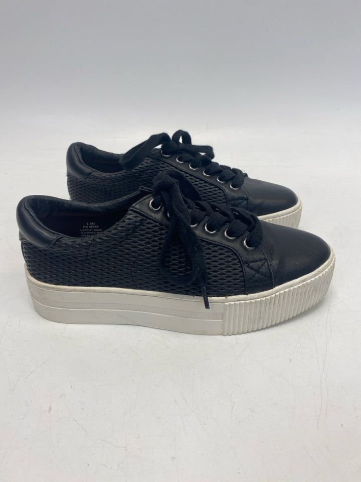 Halogen US Shoe Size 5.5 Black Lace-up Sneakers