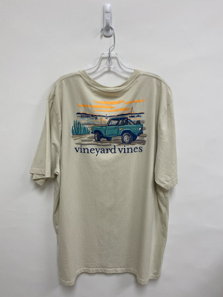 Vineyard Vines Size XXL Beige Blue Men&