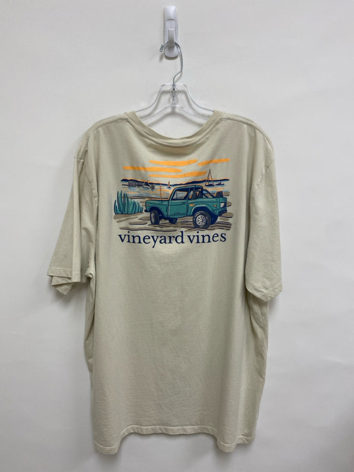 Vineyard Vines Size XXL Beige Blue Men&