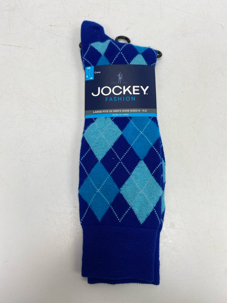 NEW Jockey Blue Argyle Men&