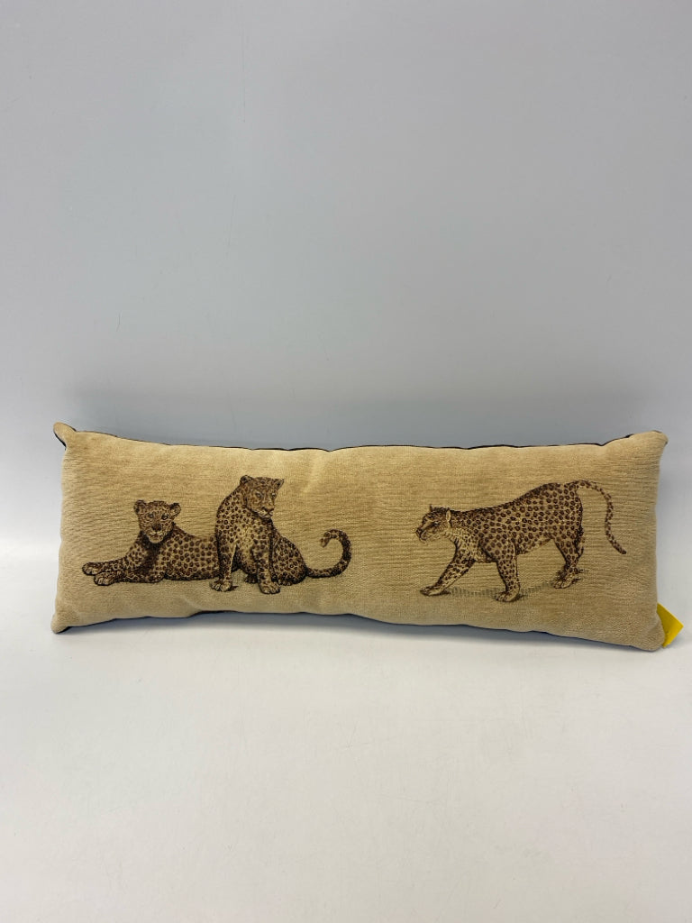 Cream Animal Print Pillow