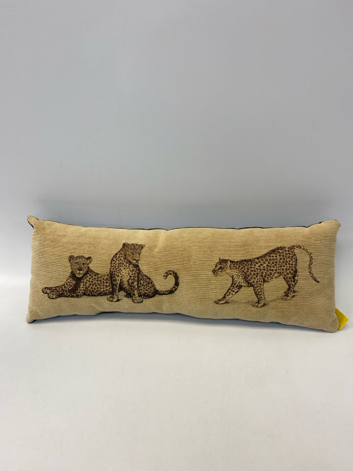 Cream Animal Print Pillow