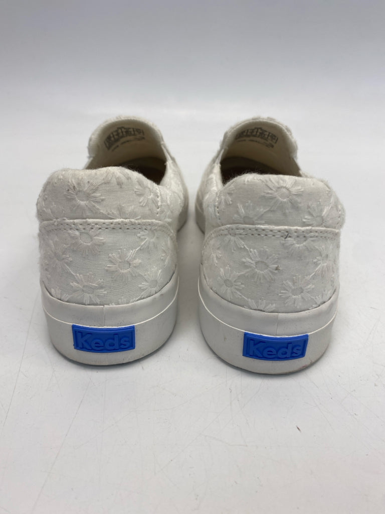 Keds  Size 6.5 White Floral Sneakers