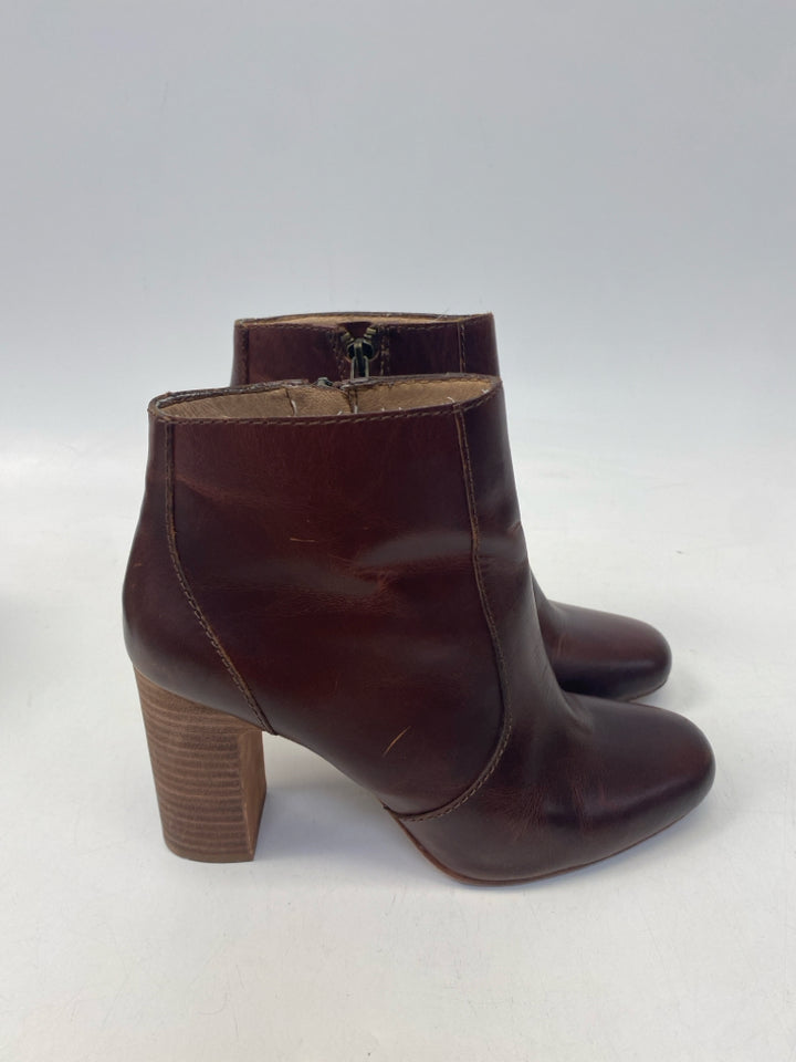Madewell US Size 8 Dark Brown Leather Boots
