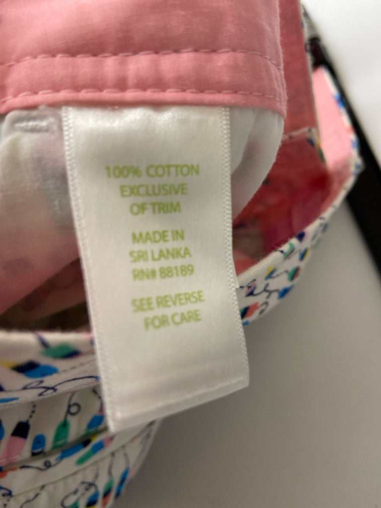LILLY PULITZER Size 8 White Multi Color Ladies Shorts