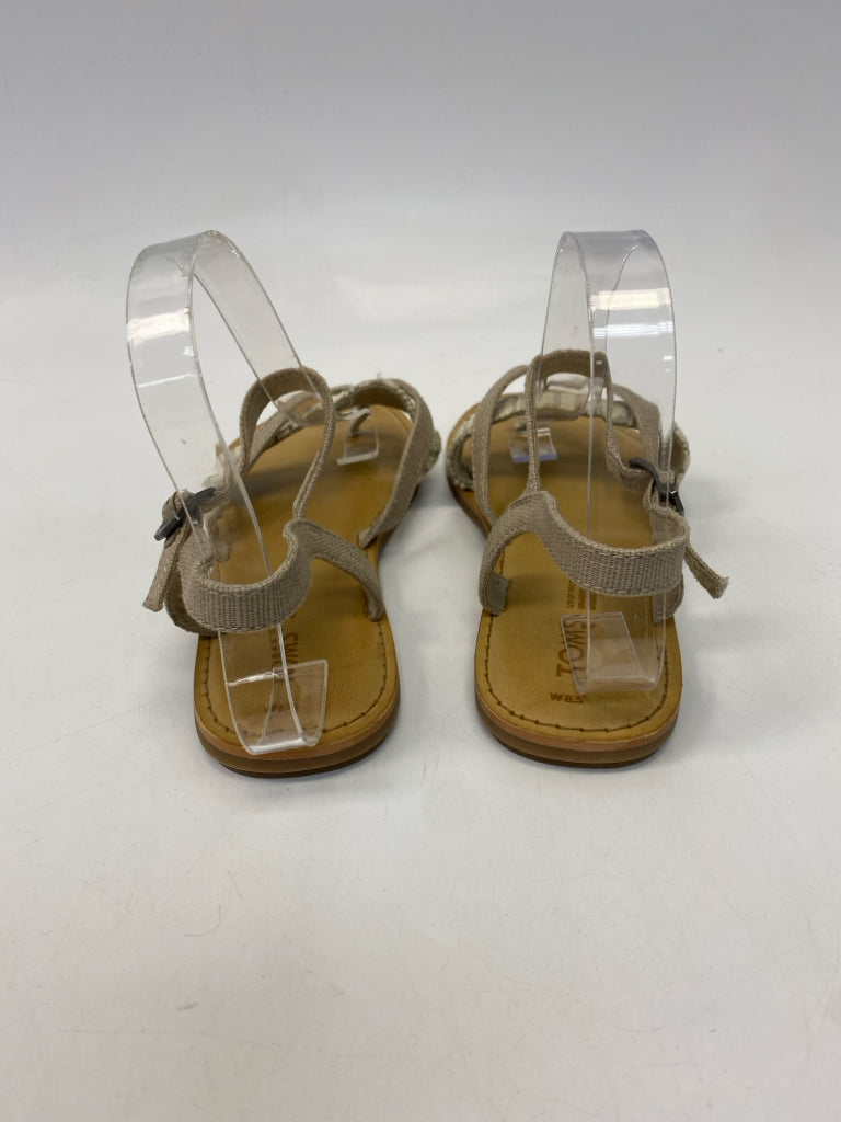 Toms  Size 8.5 Cream Sandals