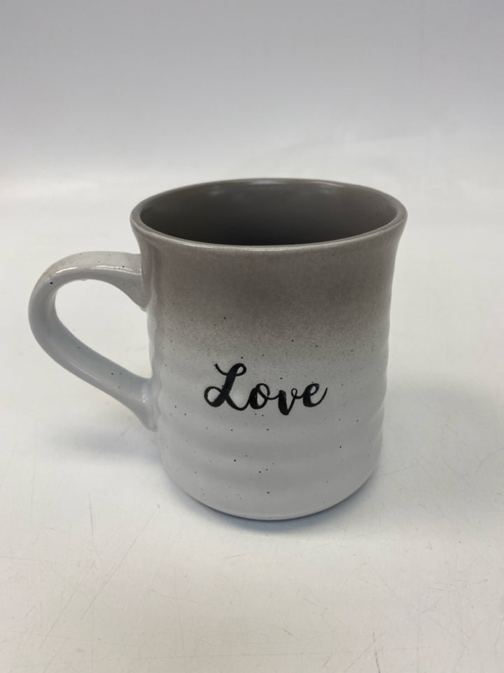 Gray White Gradient Coffee Mug