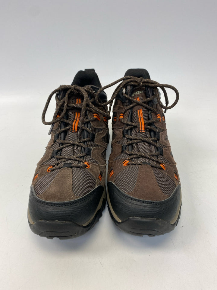 US Shoe Size 12 Brown Lace-Up Men&