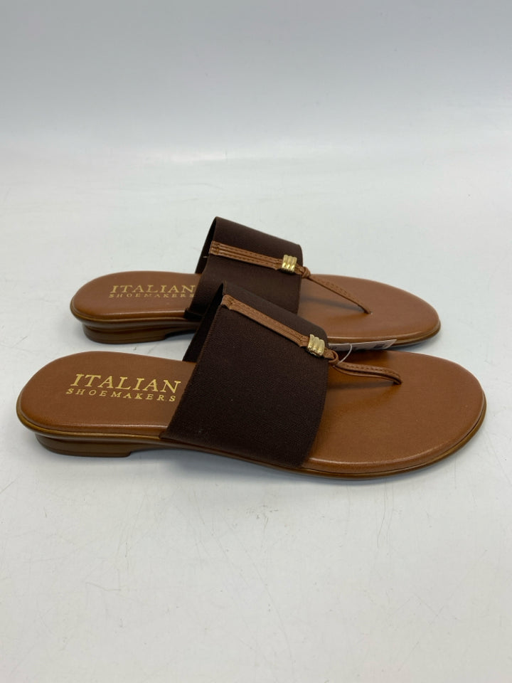 NWT ItalianShoemaker  Size 7 Brown Sandals