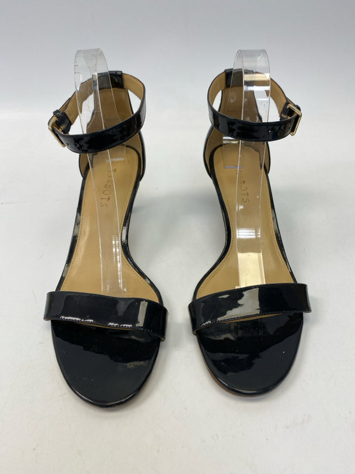 Talbots  Size 10 Black Patent Sandals