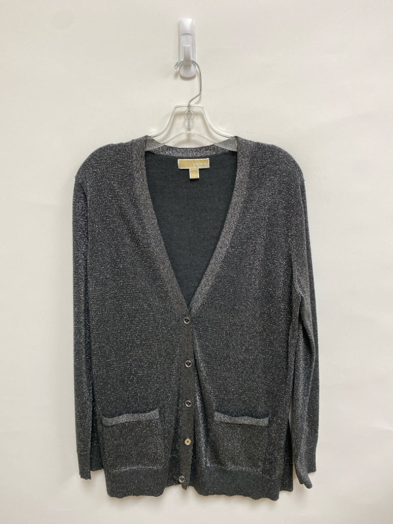 Michael Kors Size L Gray Silver Sparkle Ladies Sweater