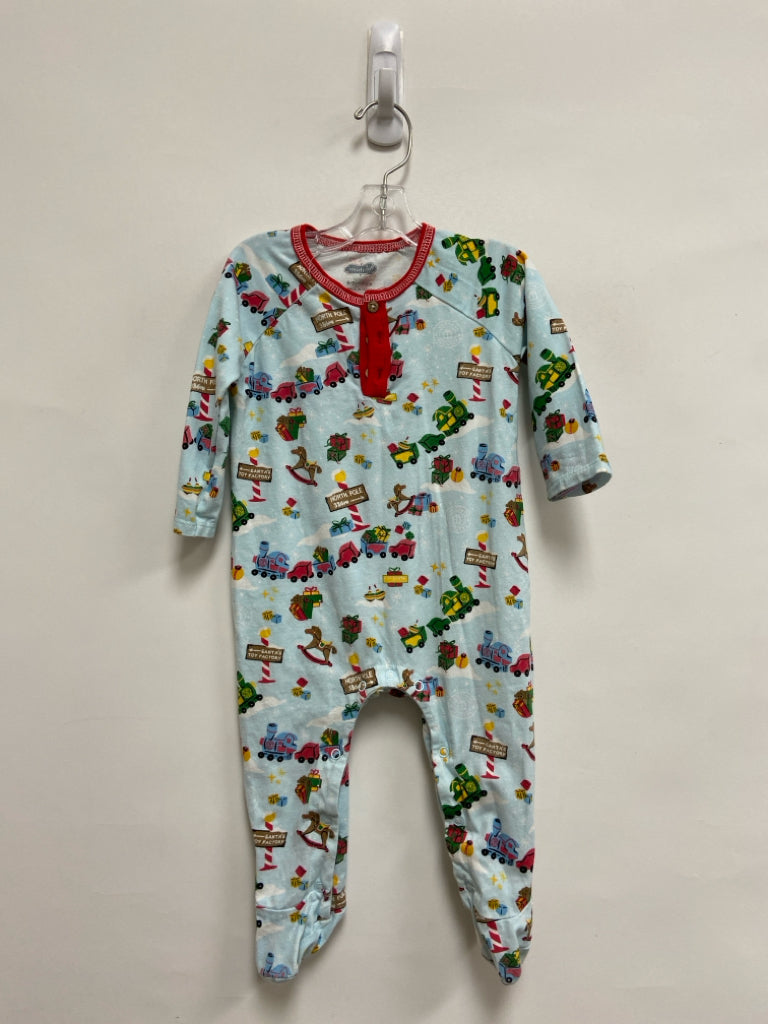 Mudpie SIZE 6-9M Blue/Green Red/Yellow Christmas Boy&