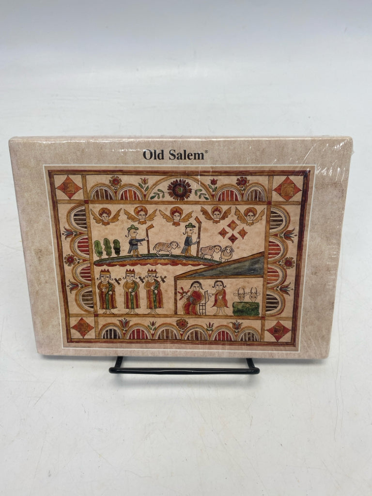 NEW Tan Multi Color Old Salem Stationery