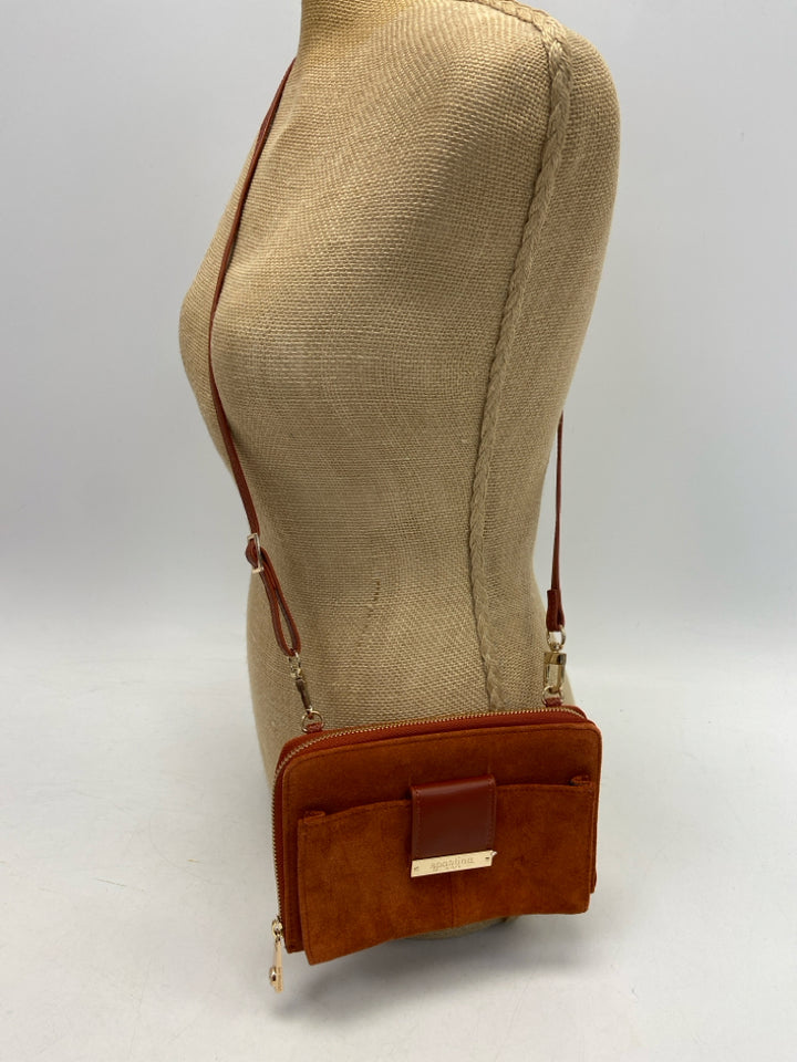 Spartina 449 Rust Suede Crossbody