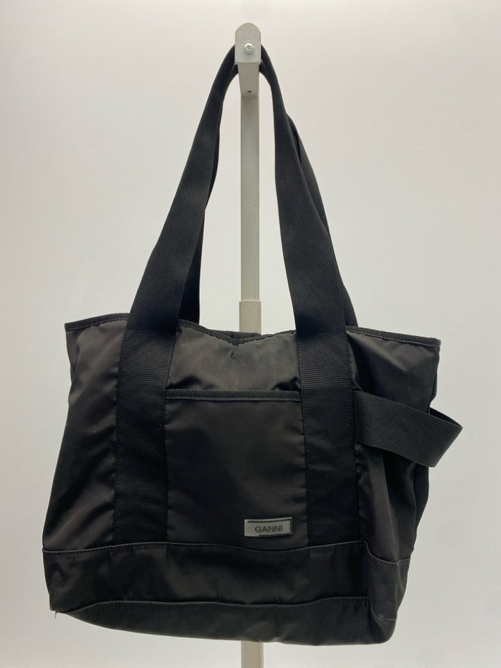 Ganni Black Tote Bag
