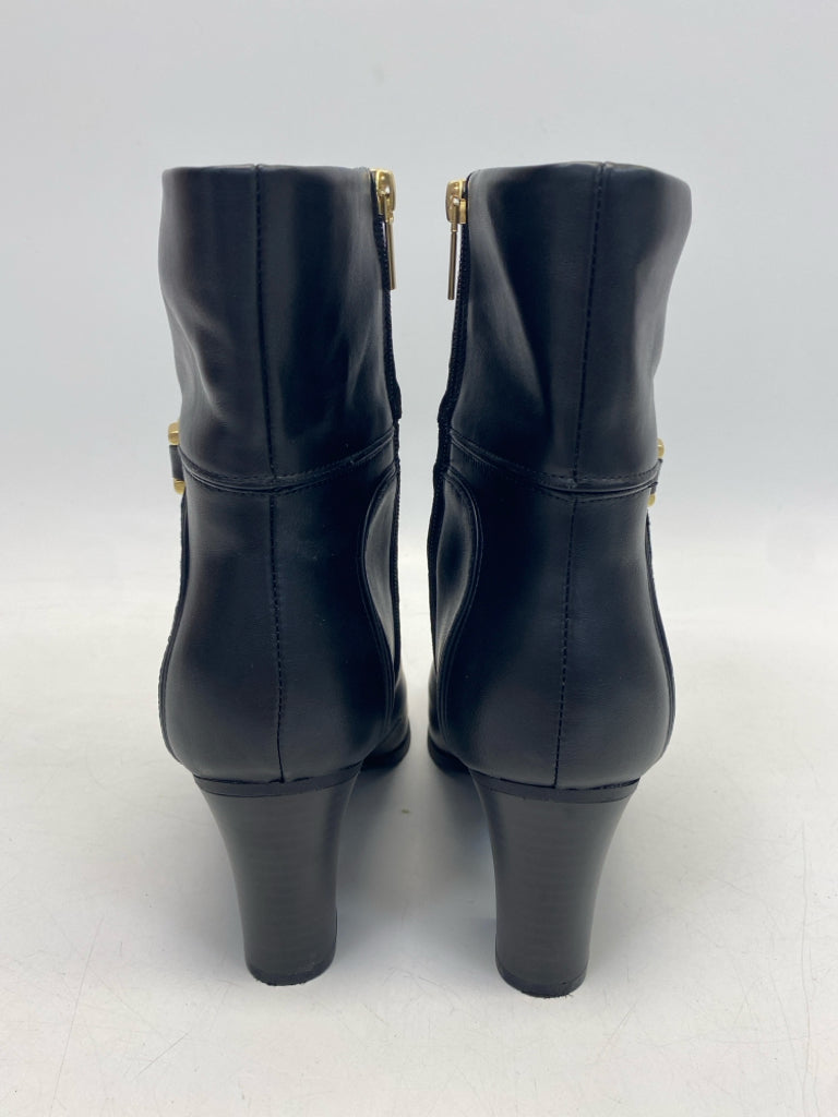 Crown &amp; Ivy US Shoe Size 10 Black Gold Accent(s) Boots