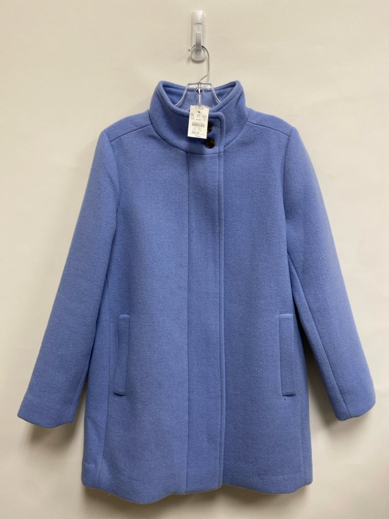 NWT J Crew Size 6 Powder Blue Zip Down Wool Blend Ladies Jacket