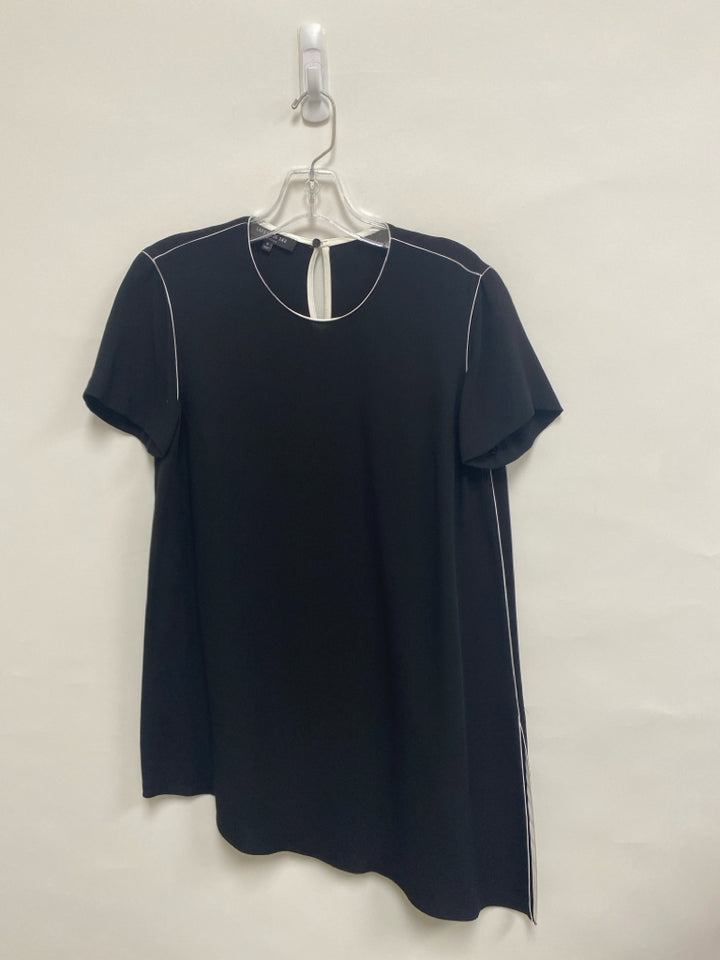 LAFAYETTE 148 Size S Black White Piping Tunic Ladies Top